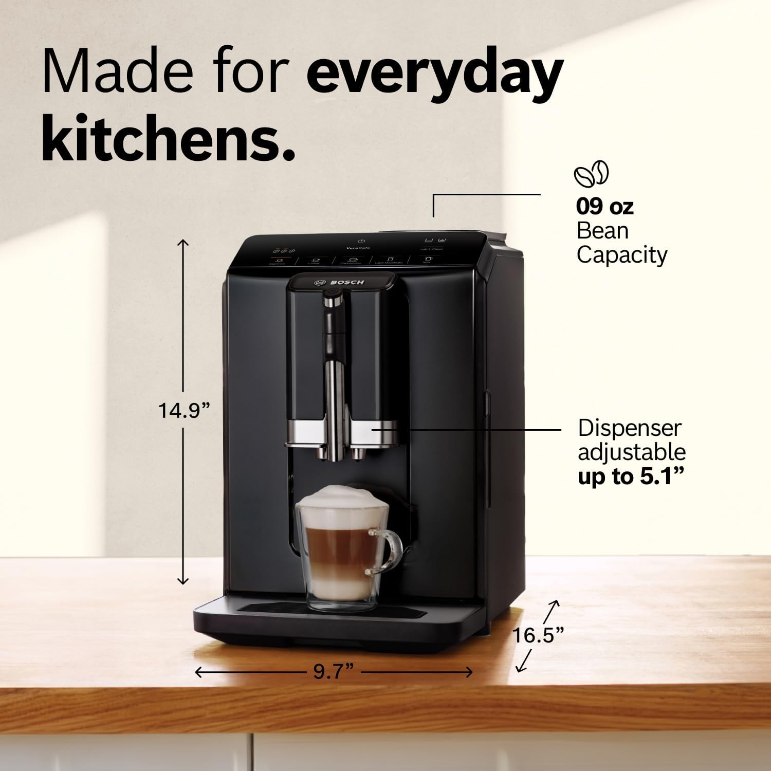 Automatic Bean‑to‑Cup Espresso &amp; Coffee Machine encalife