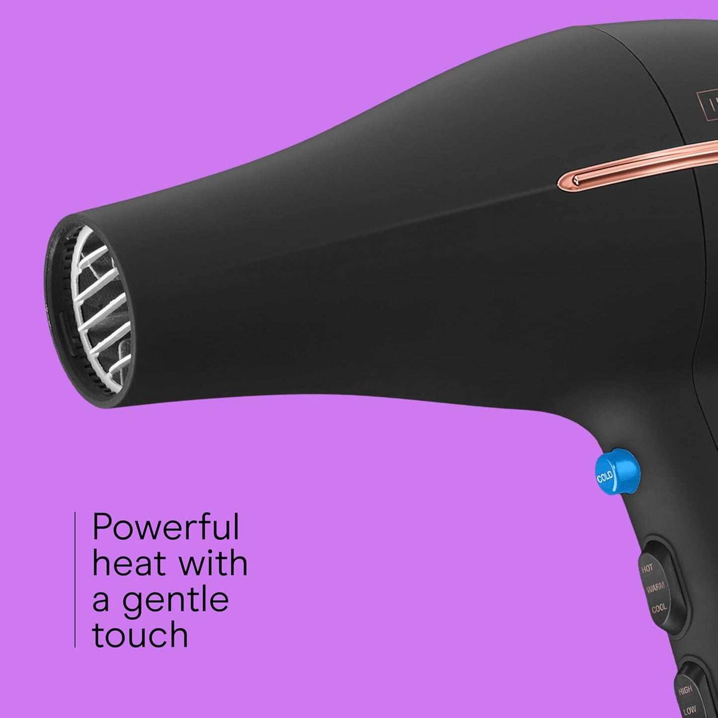 1875W Ceramic Hair Dryer | Ionic Blow Dryer with Diffuser & Concentrator encalife