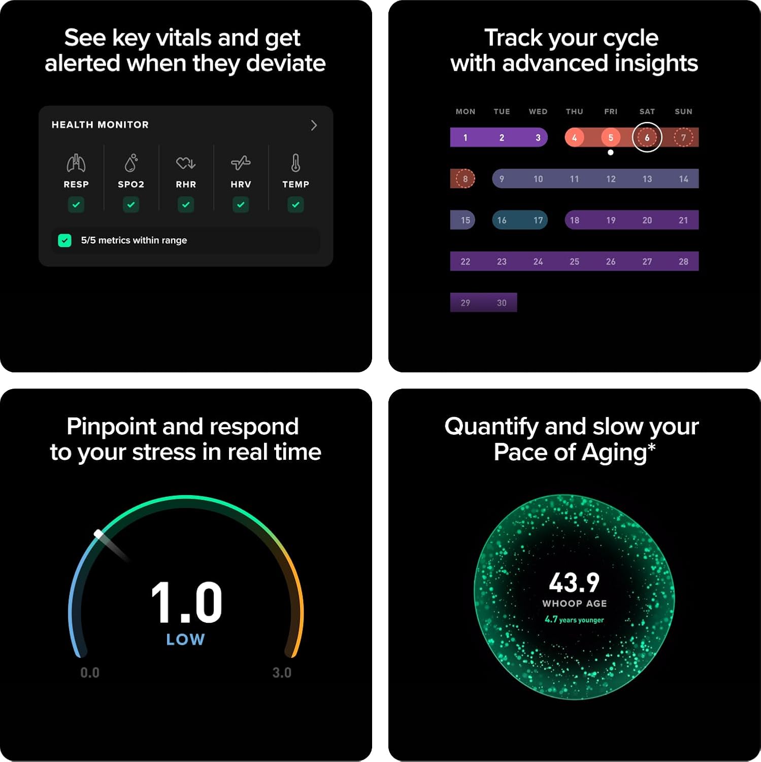 Screenless Fitness Tracker With Sleep Activity Coaching encalife