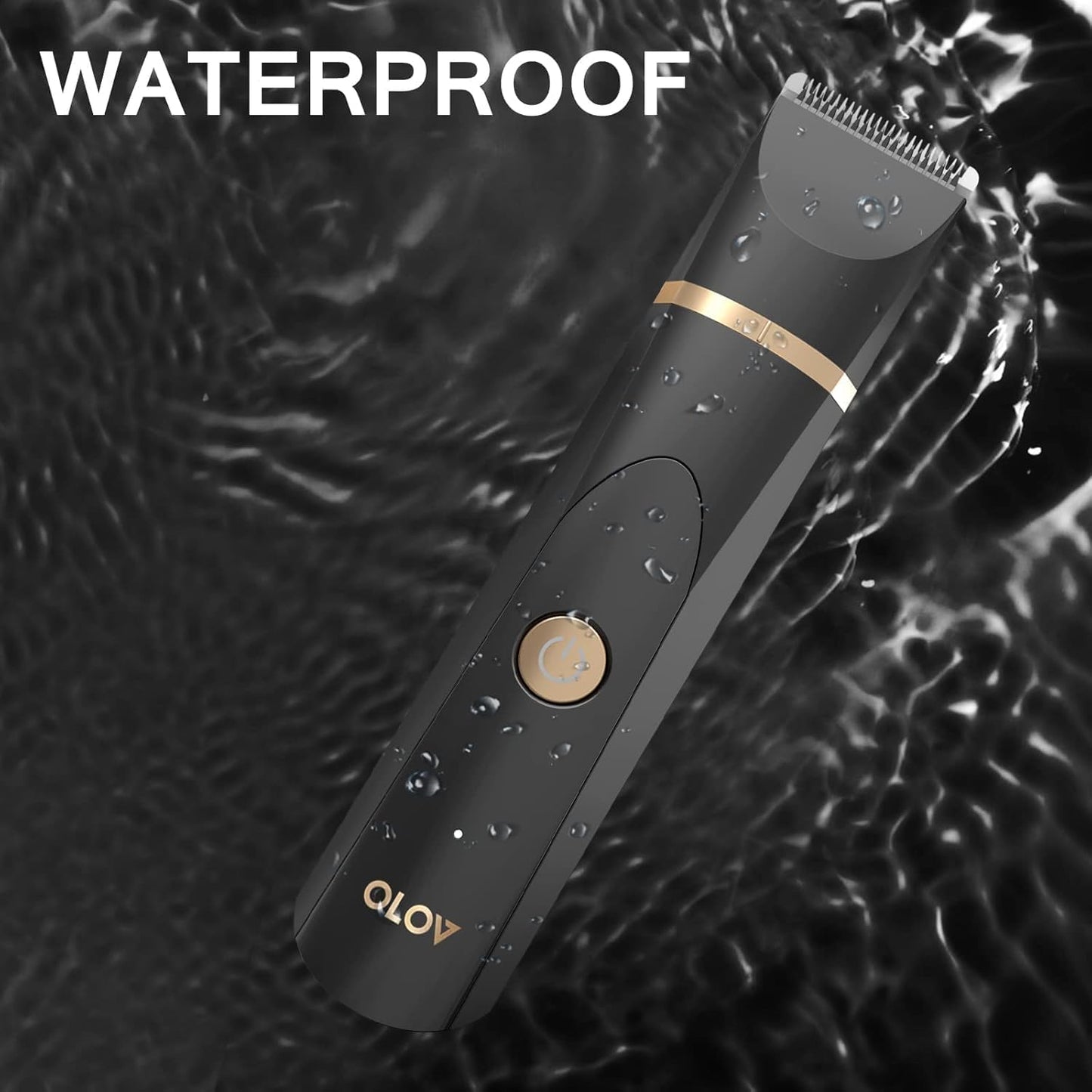 OLOV Waterproof Beard Trimmer Body Grooming Kit encalife