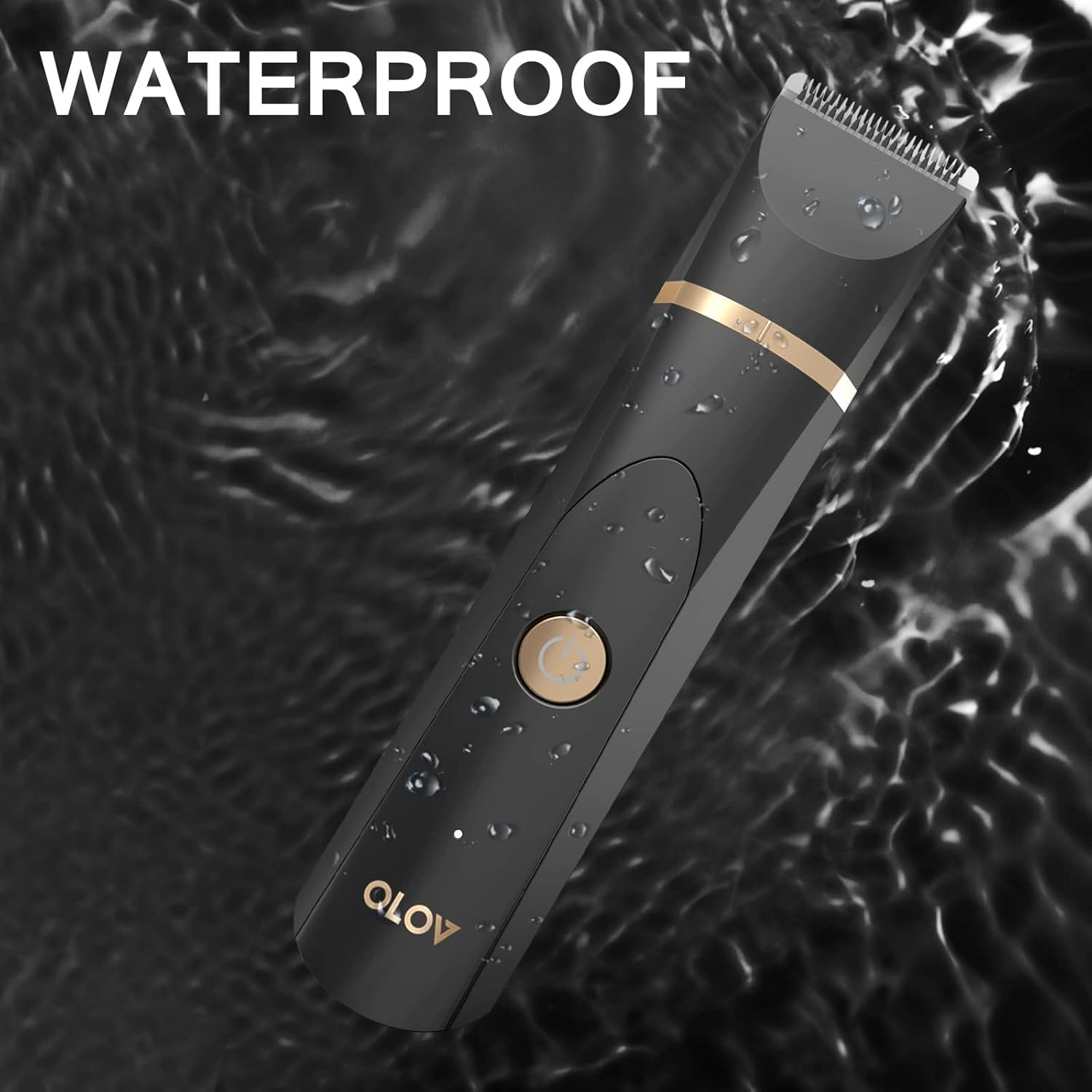 OLOV Waterproof Beard Trimmer Body Grooming Kit encalife