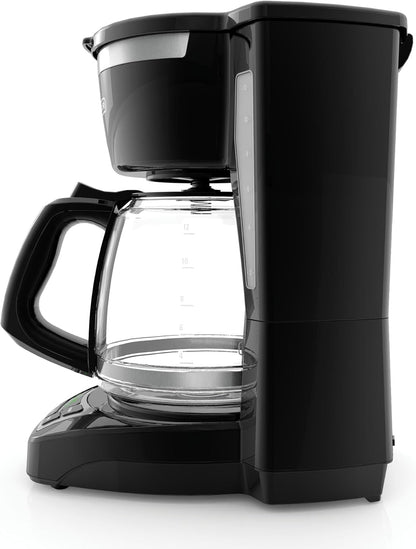 BLACK+DECKER 12-Cup Programmable Coffee Maker – Digital Drip Coffee Machine with Auto Brew, Sneak-A-Cup &amp; Keep Warm Plate encalife