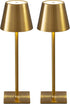 Two Cordless Rechargeable Table Lamps With Touch Dimming encalife