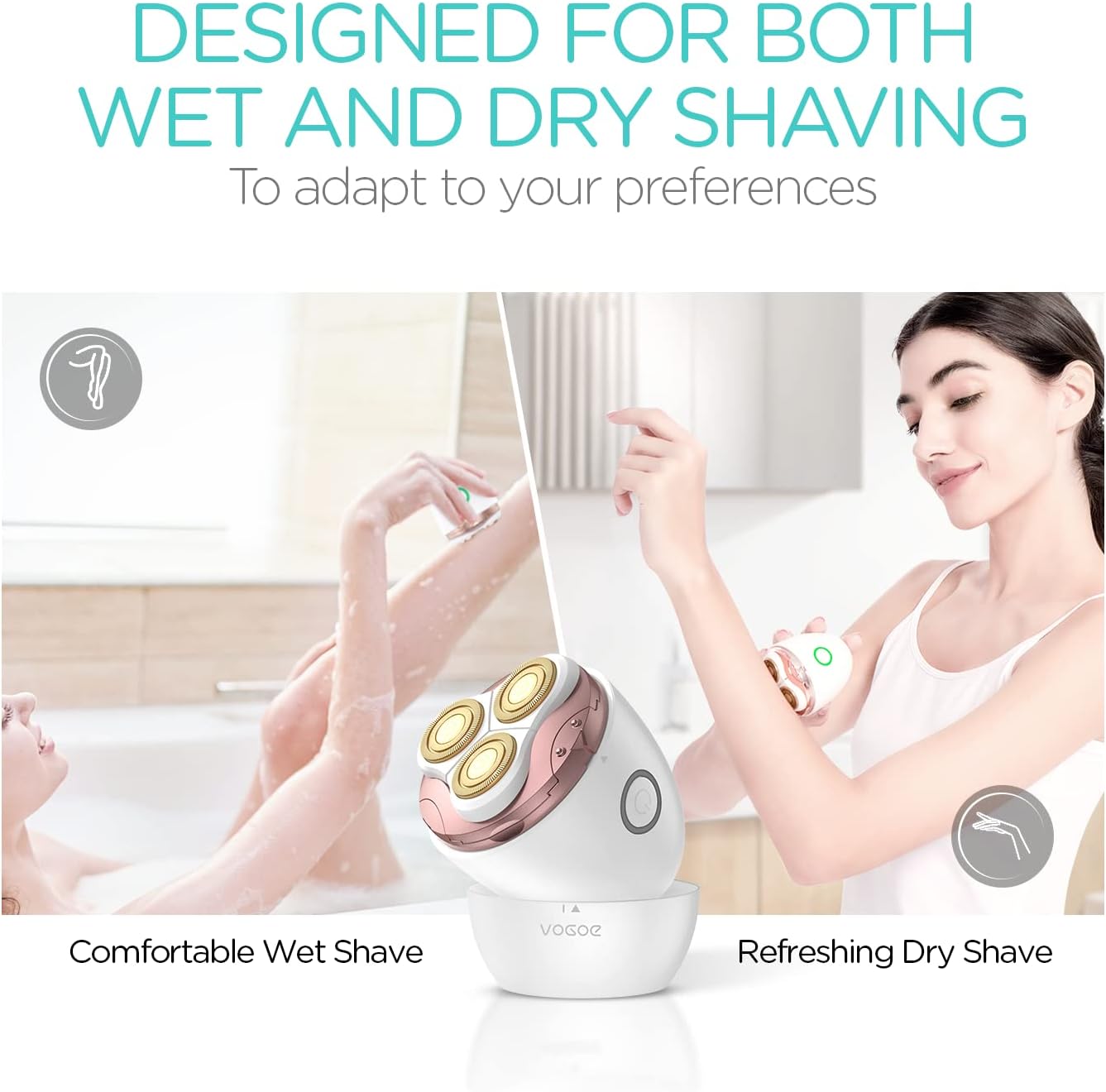 VOGOE Electric Razor Women Love I ES300 Shaver encalife