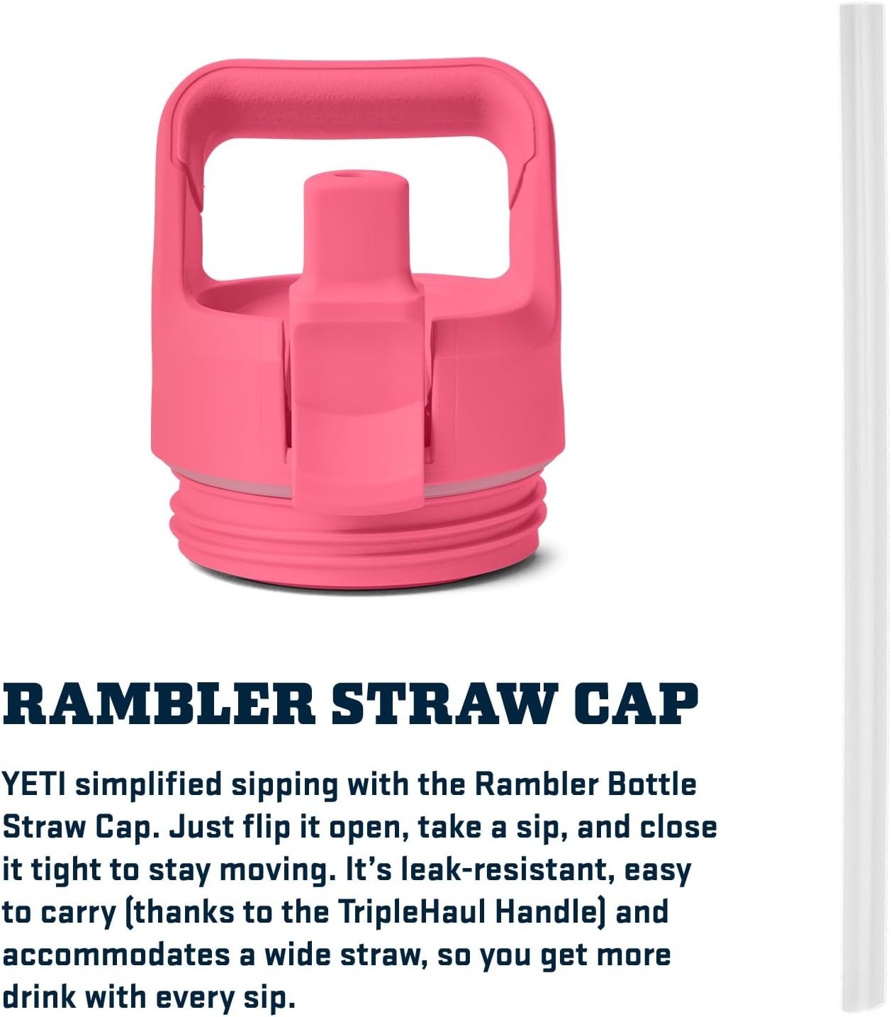 18oz Insulated Water Bottle Straw Cap encalife