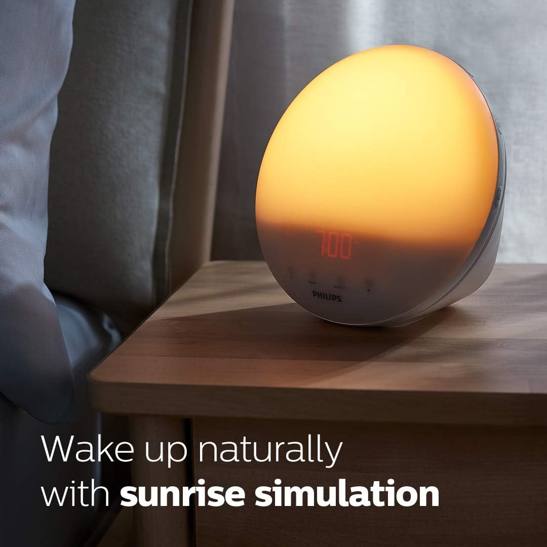 Sunrise Alarm Clock Wake Up Light Radio encalife