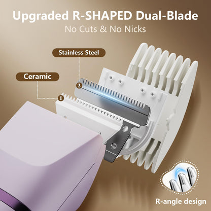 Painless Electric Razor Women Bikini Trimmer Shaver encalife