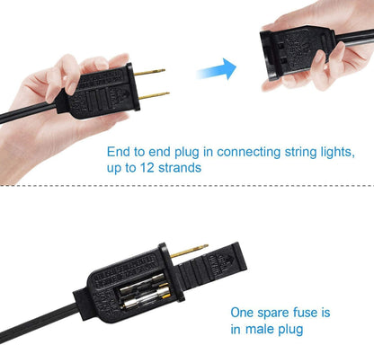 102FT Outdoor String Lights I Waterproof LED Patio &amp; Garden Lights encalife