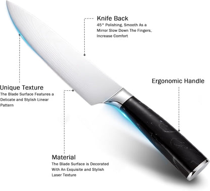 Kitchen Knife Set | 4PCS High Carbon Chef Knives encalife
