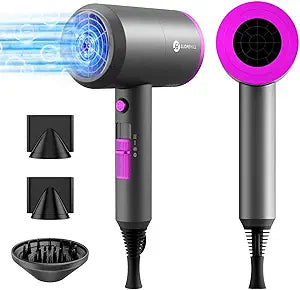 Professional Hair Dryer | 1800W Ionic Fast Dry Blow Dryer with Diffuser encalife