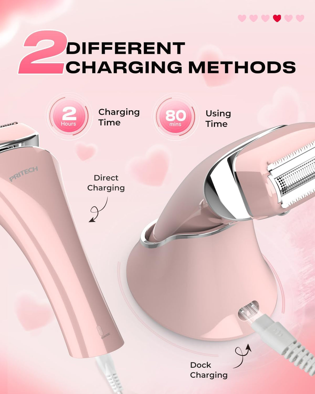 Electric Razor Women Love I Wet-Dry Shaver encalife