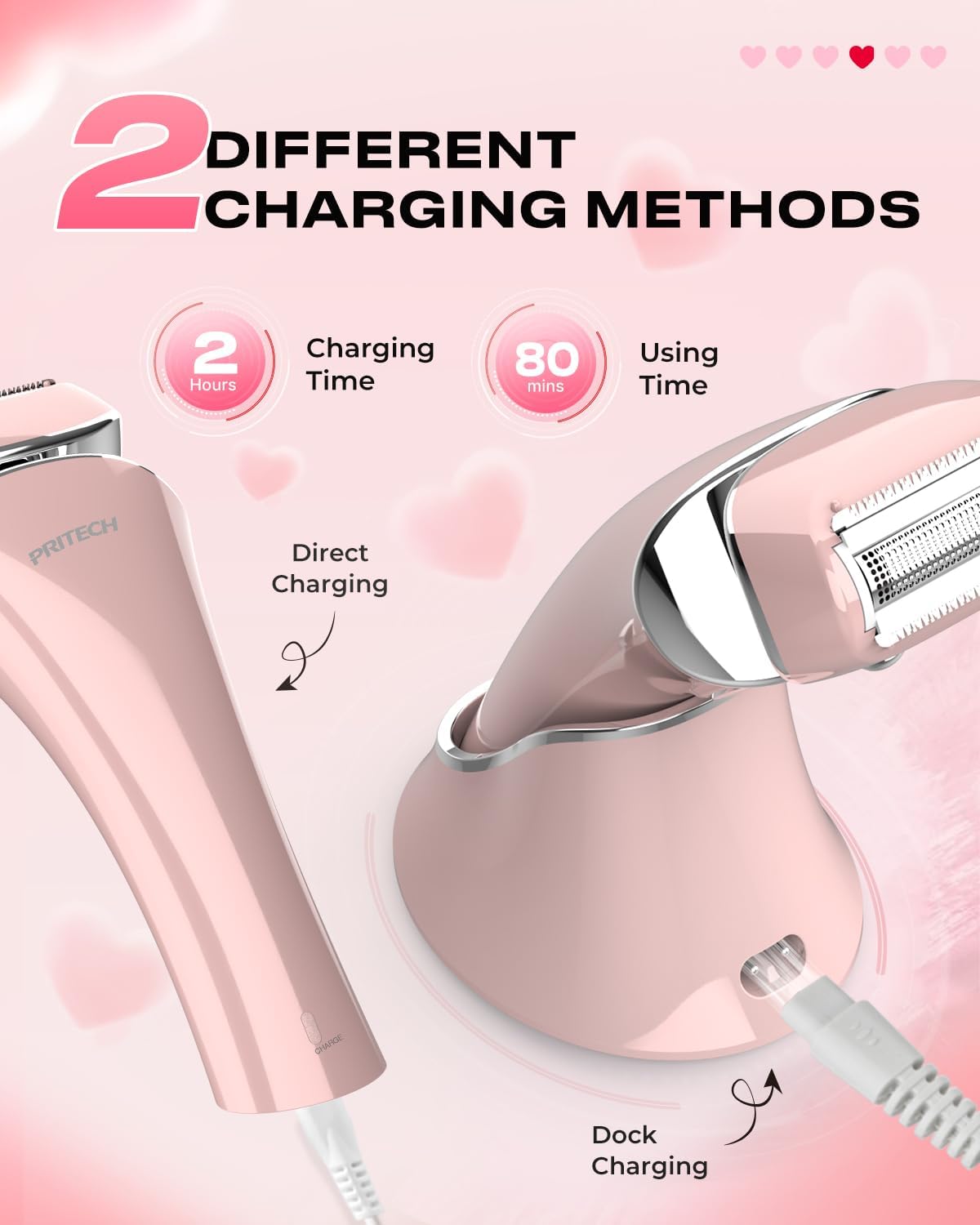 Electric Razor Women Love I Wet-Dry Shaver encalife