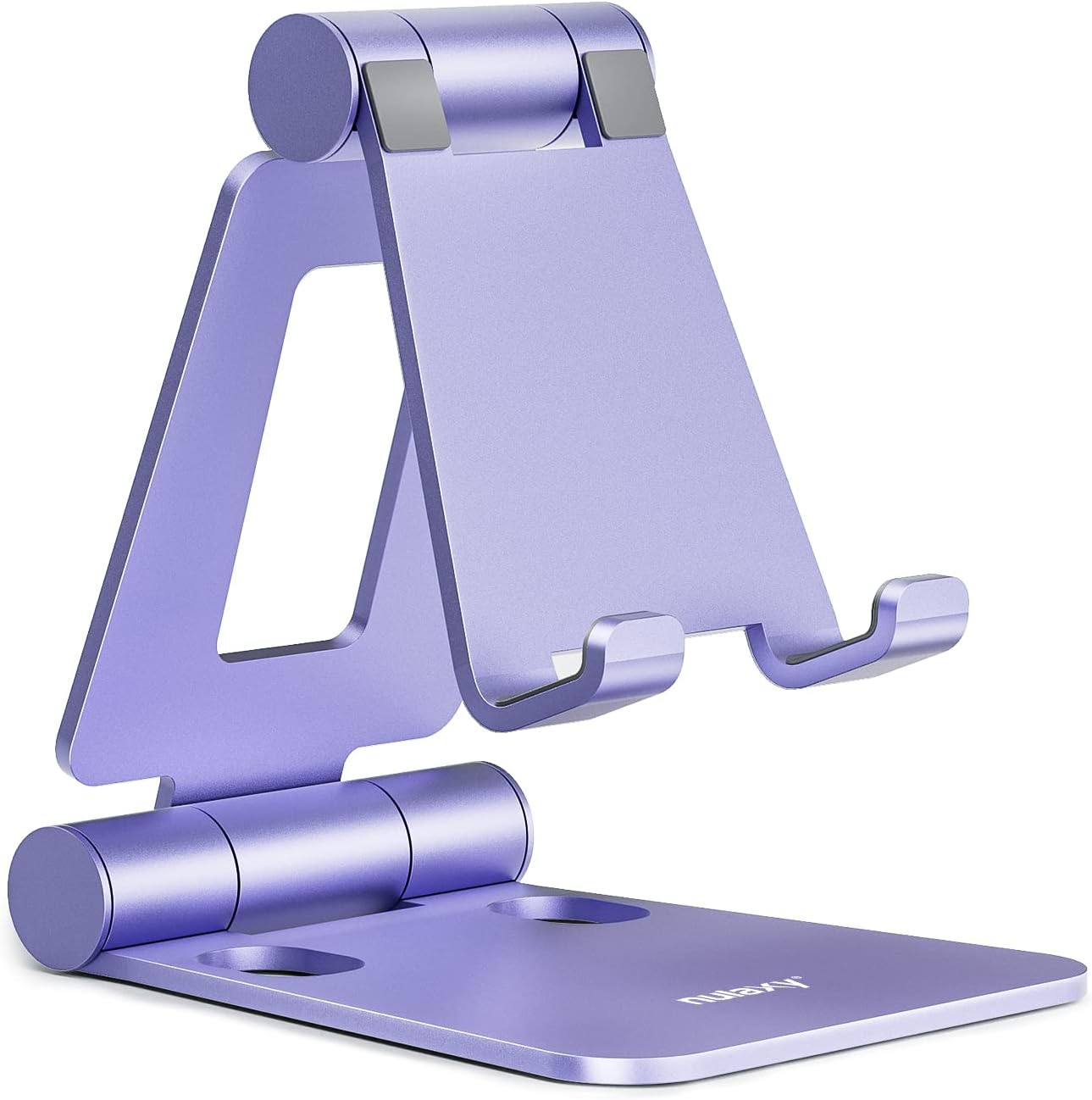 Mobile Stand Dual Folding Aluminum Phone Holder Cradle encalife
