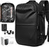 60L vacuum compression travel backpack with TSA lock
