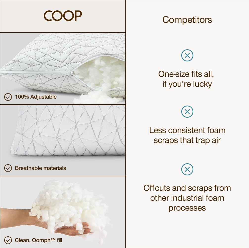 Side Sleeper Shoulder Cut Out Pillow encalife