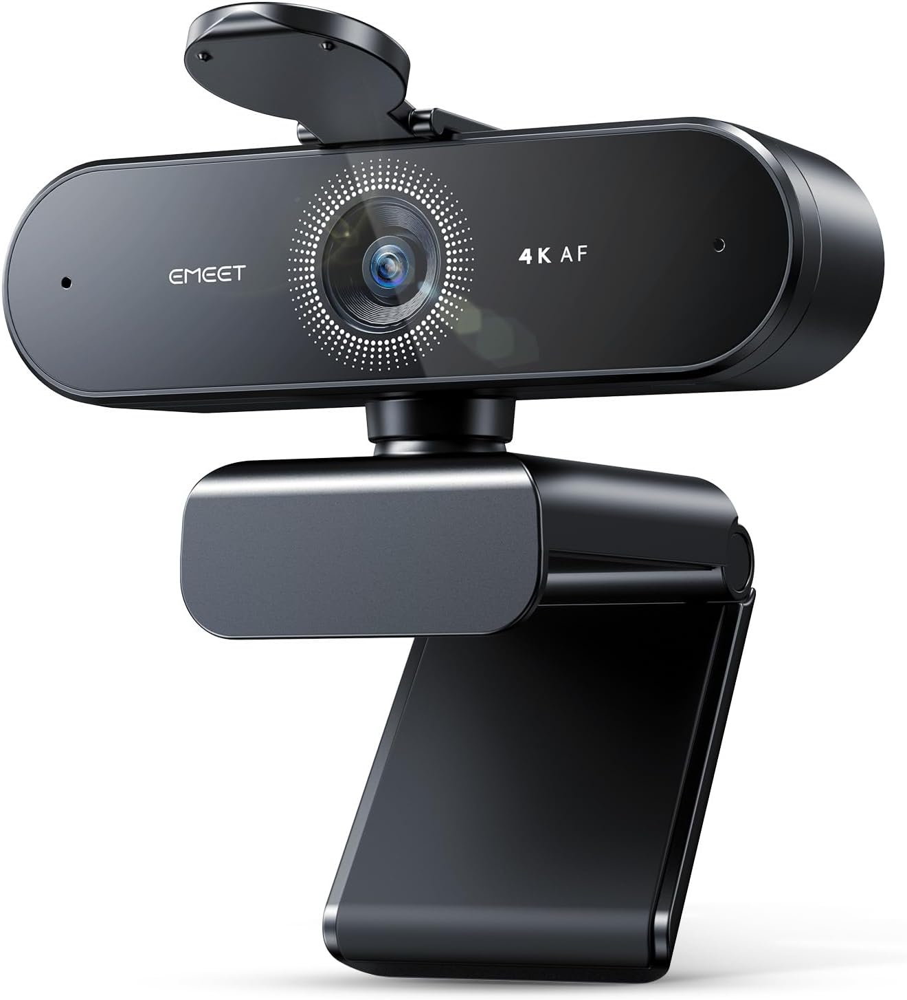 Ultra 4K autofocus webcam with dual microphones and privacy cover