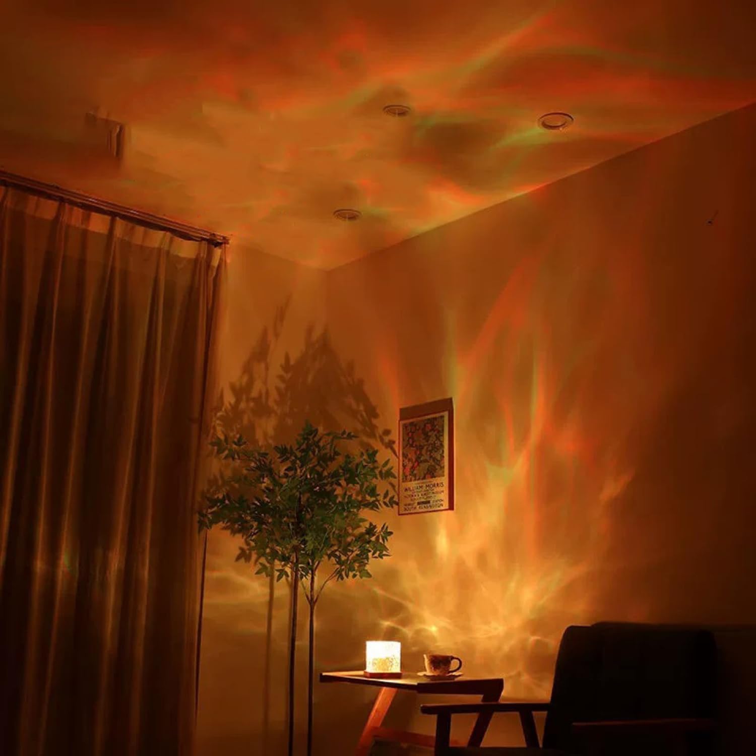Calming Ocean Wave Projector Lamp With Remote Control encalife