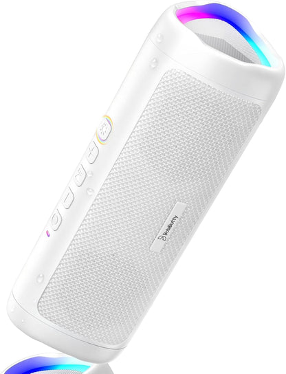 Powerful 20W Waterproof Bluetooth Speaker With Lights encalife