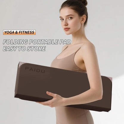 Foldable Yoga Mat 10mm Extra Wide encalife