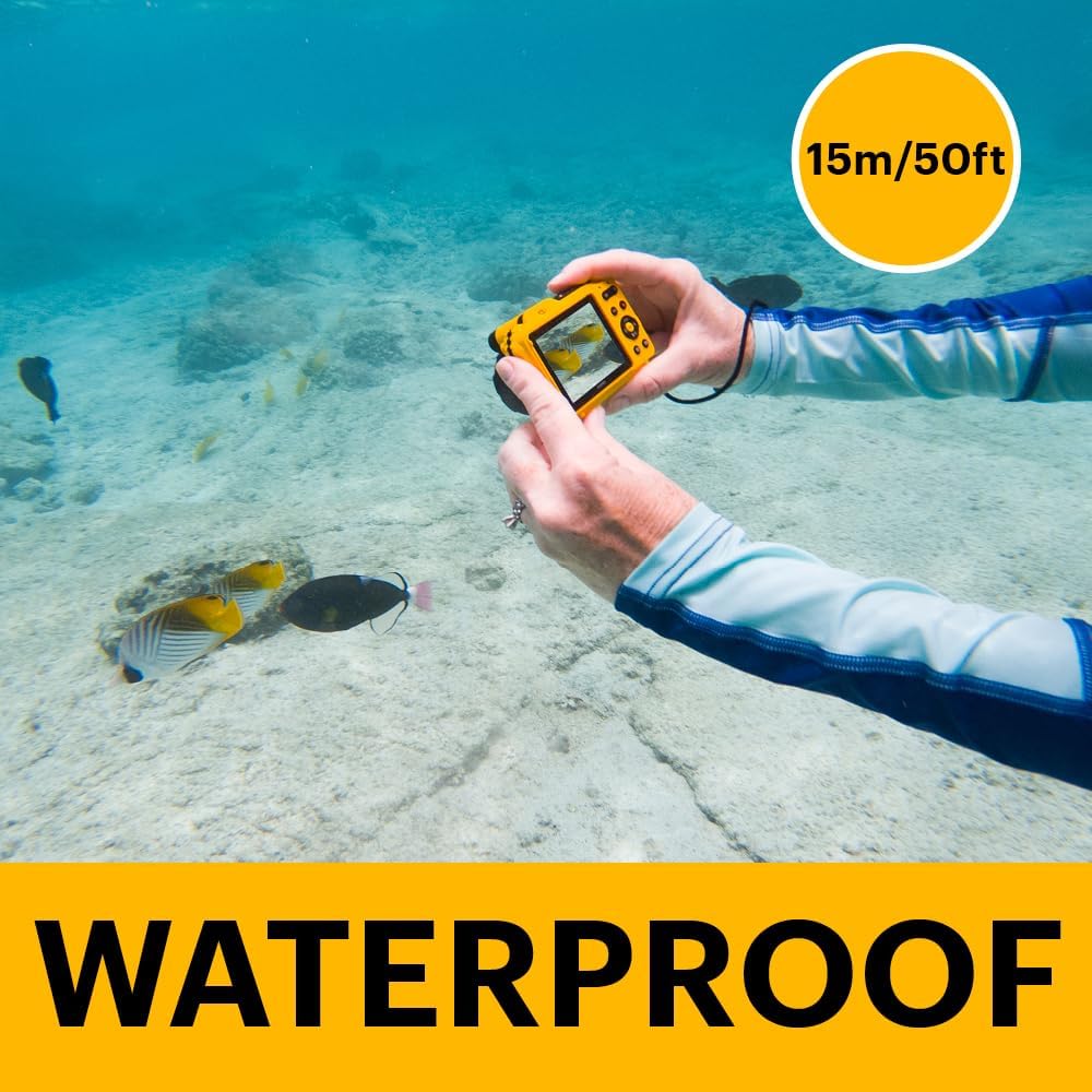16MP Underwater Camera Waterproof Digital Camera WiFi encalife