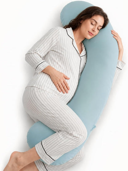 Side Sleeper J Shape Body Pillow encalife