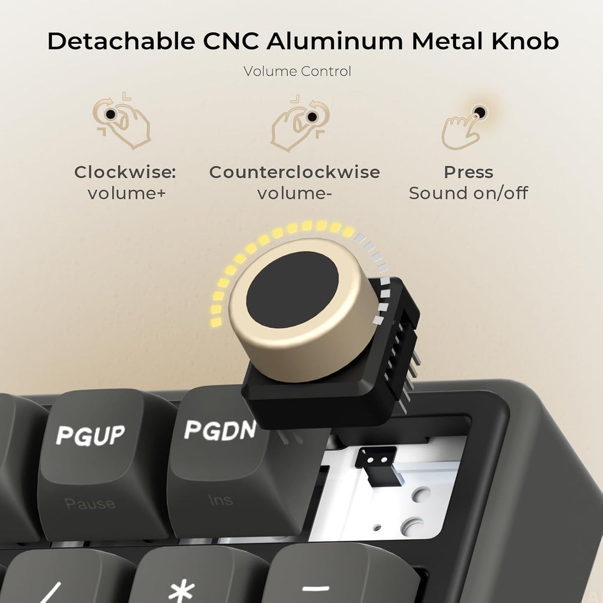 Gaming Mechanical Keyboard RGB Hot Swappable Numberpad encalife