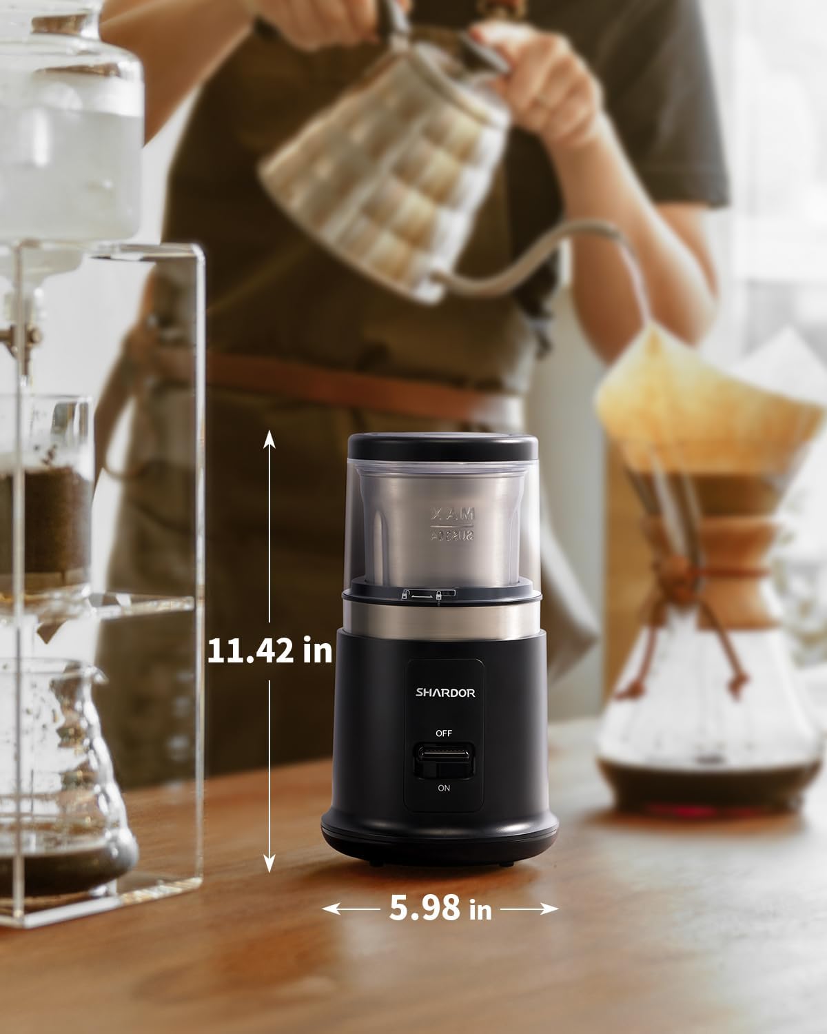 Silent Coffee Grinder Electric encalife