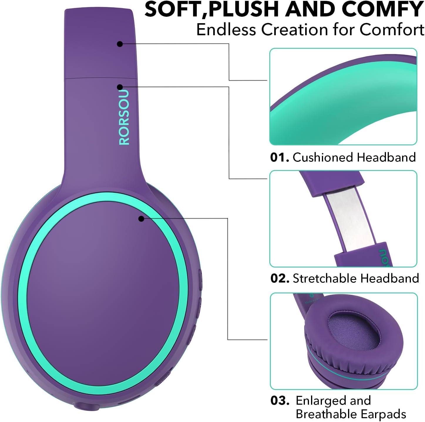 Over Ear Bluetooth Headphones with Deep Bass encalife