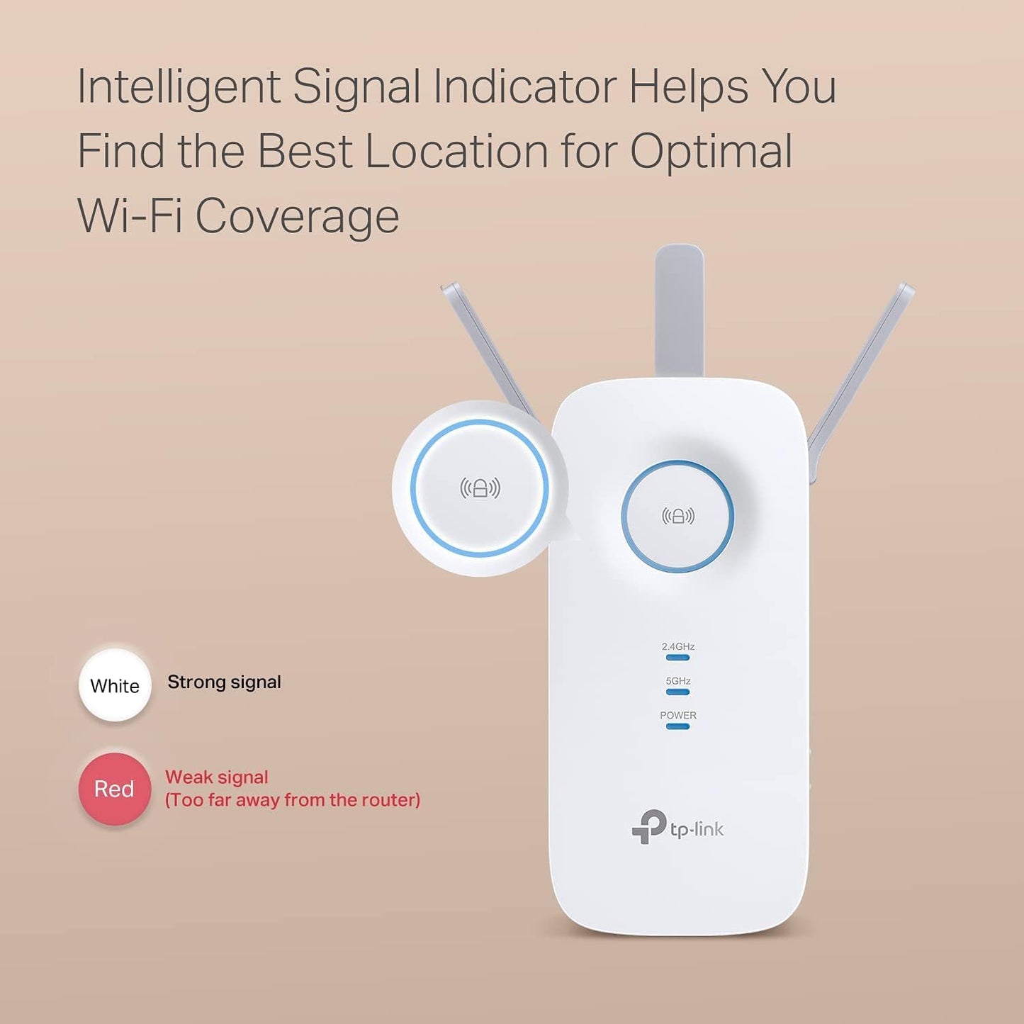 TP-Link AC1900 WiFi Range Extender I RE550 encalife