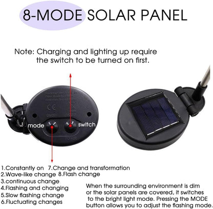 Solar Firework Garden Lights With 8 Lighting Modes encalife