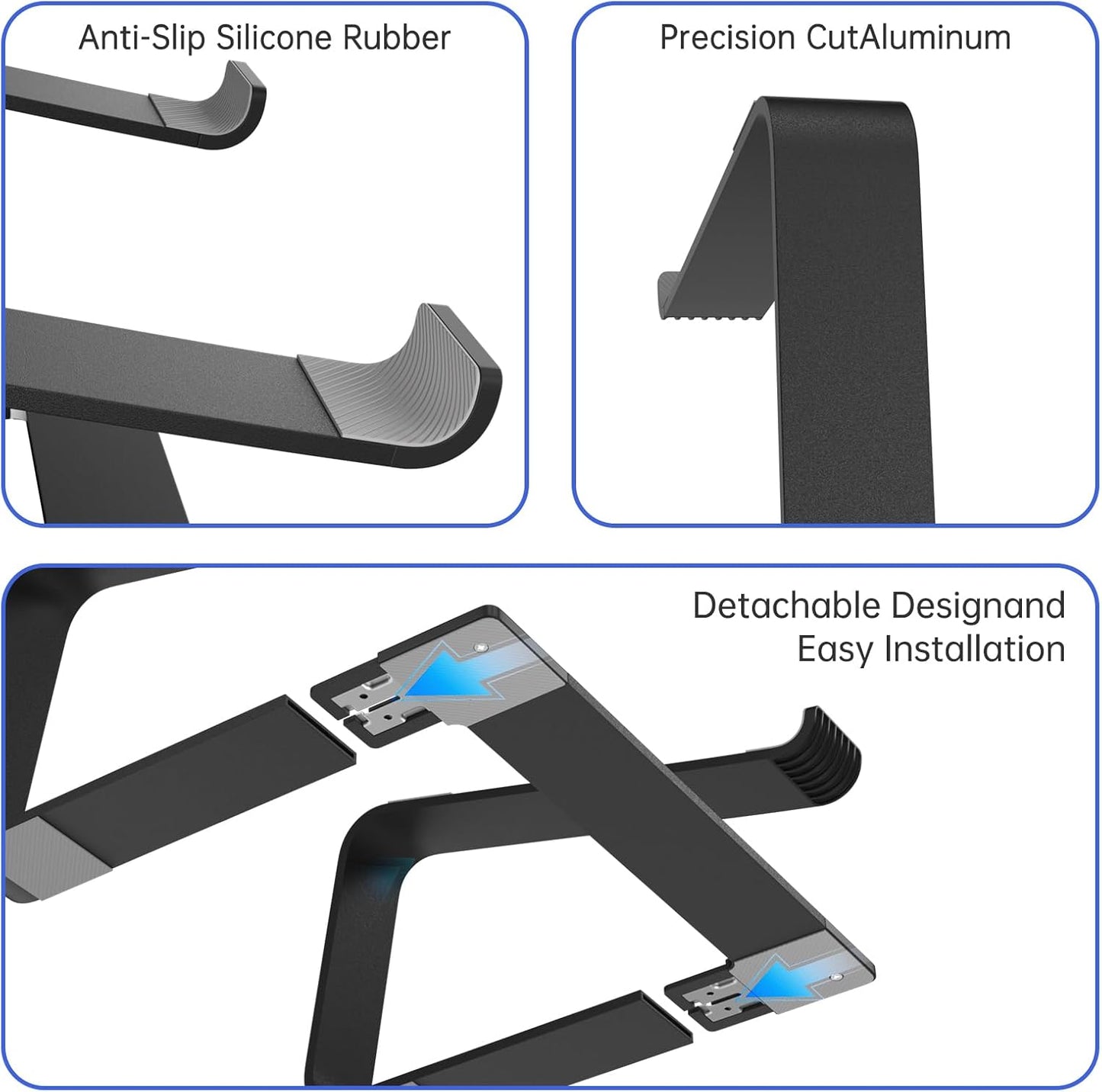 Portable Metal Laptop Stand for Office Desk encalife