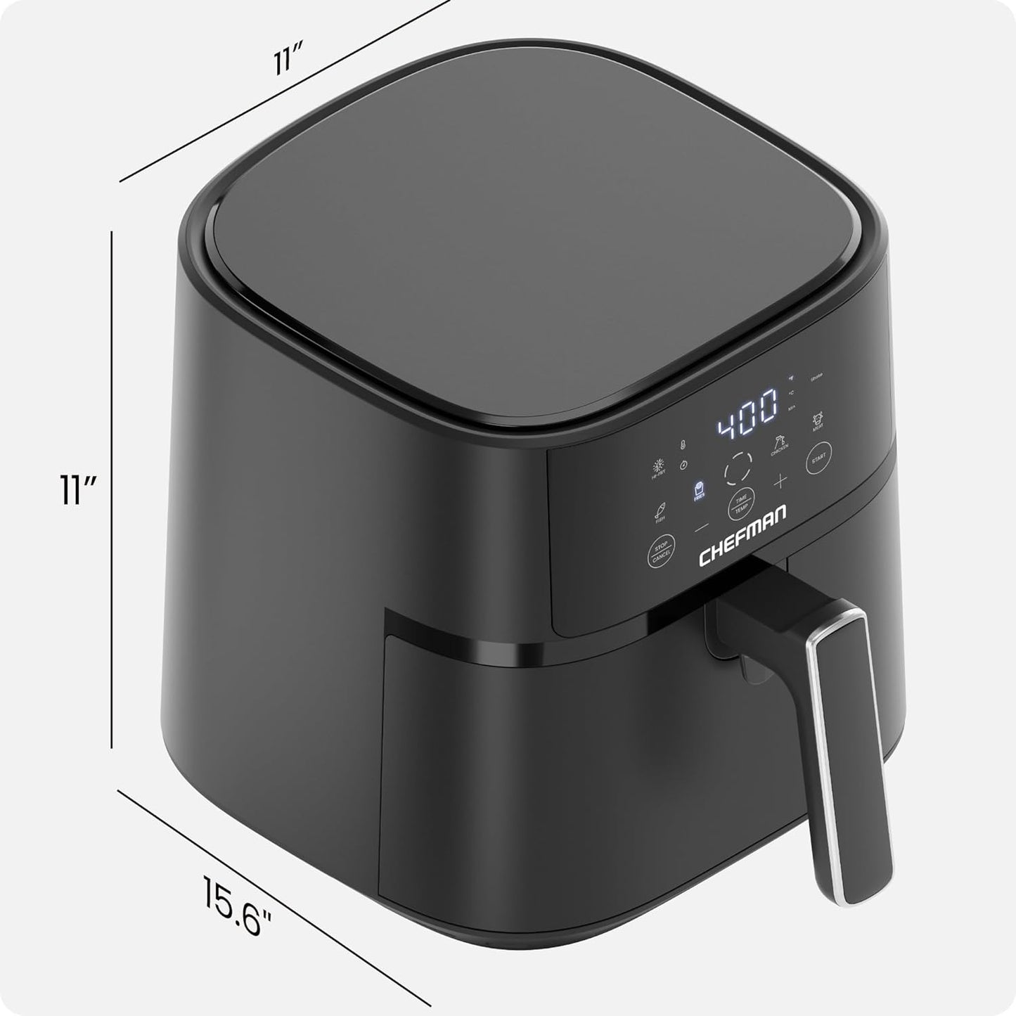 Digital Air Fryer I 6 Qt Hi-Fry Technology encalife