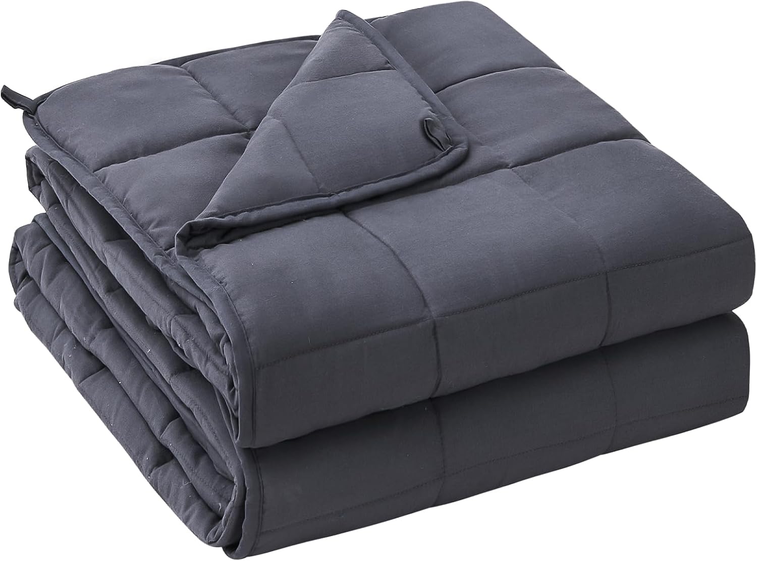 cooling weighted blanket with premium glass beads for comfortable sleep