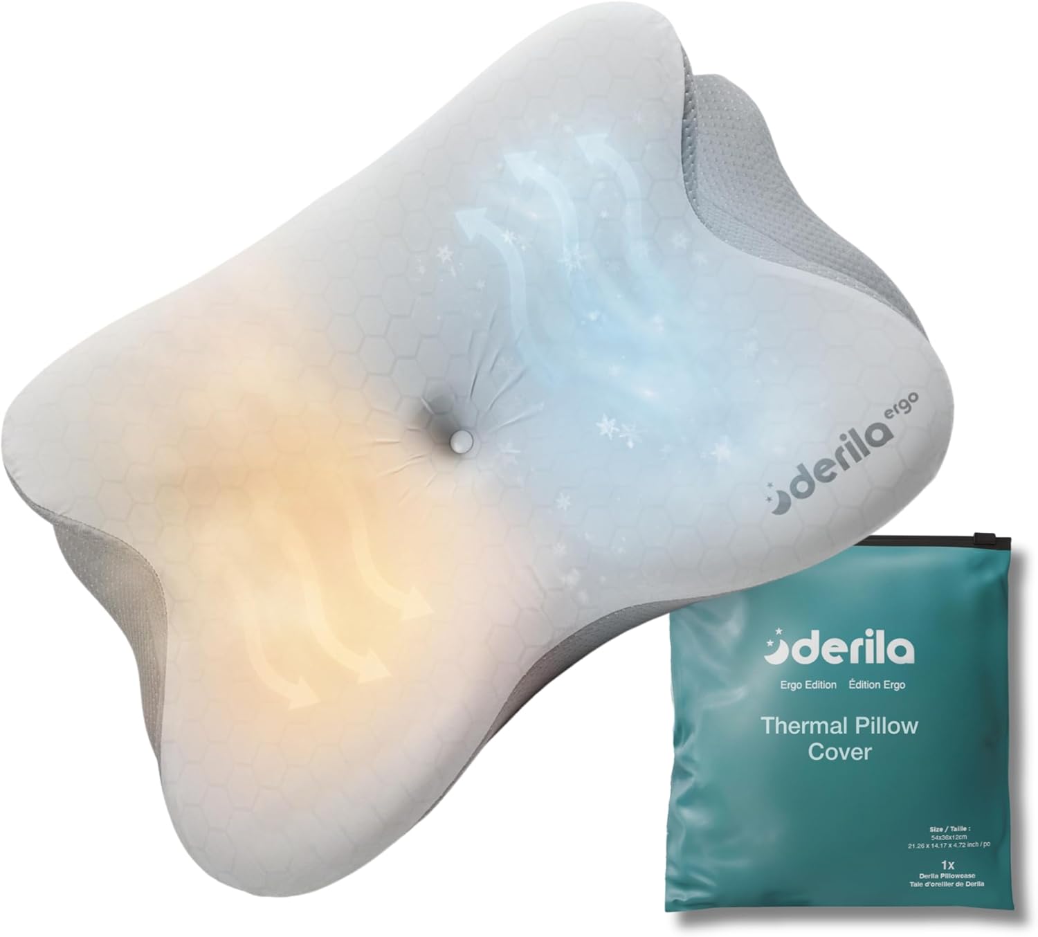 Cooling Memory Foam Pillow for Neck Support encalife