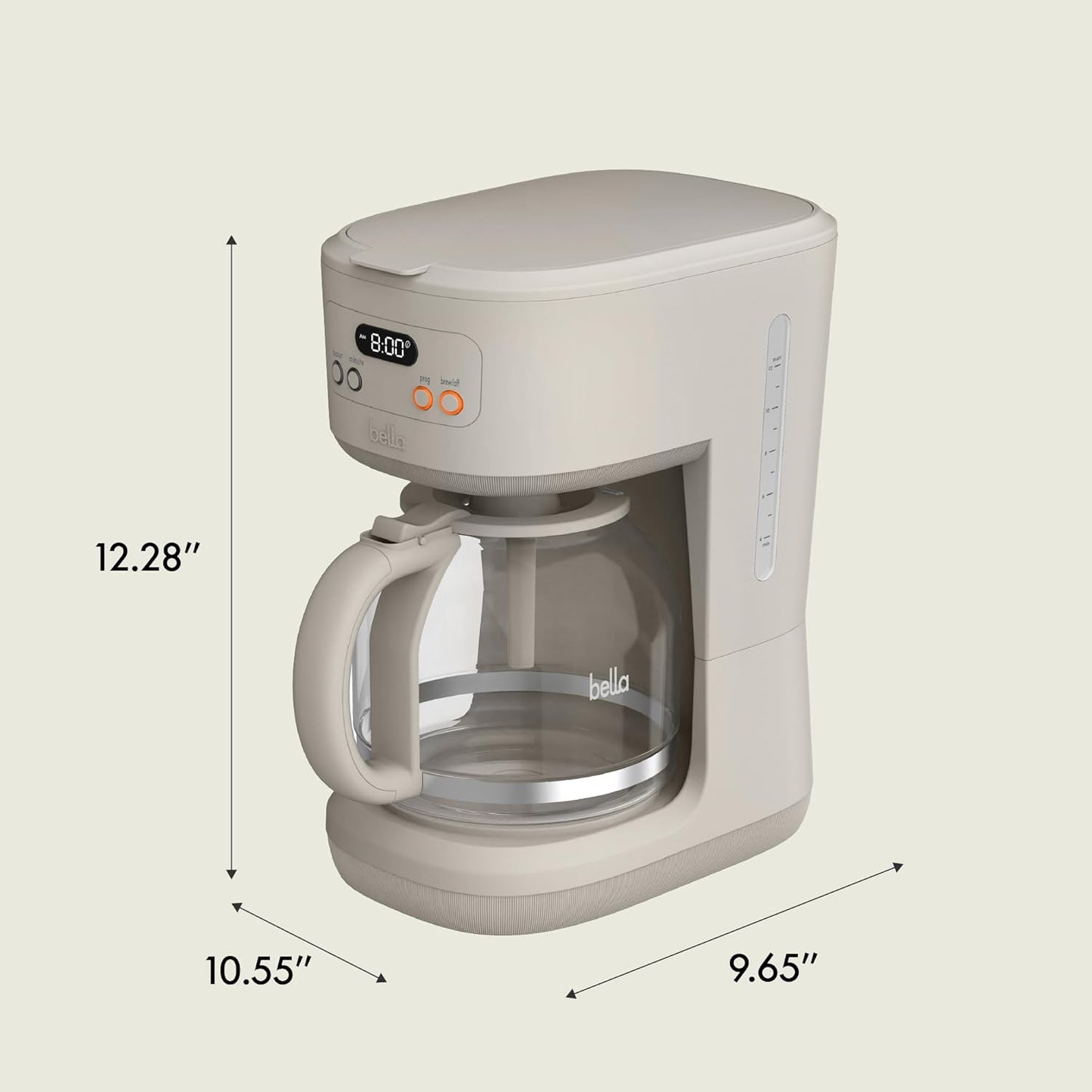 12 Cup Programmable Coffee Maker I  Auto Brew Digital Coffee Machine encalife