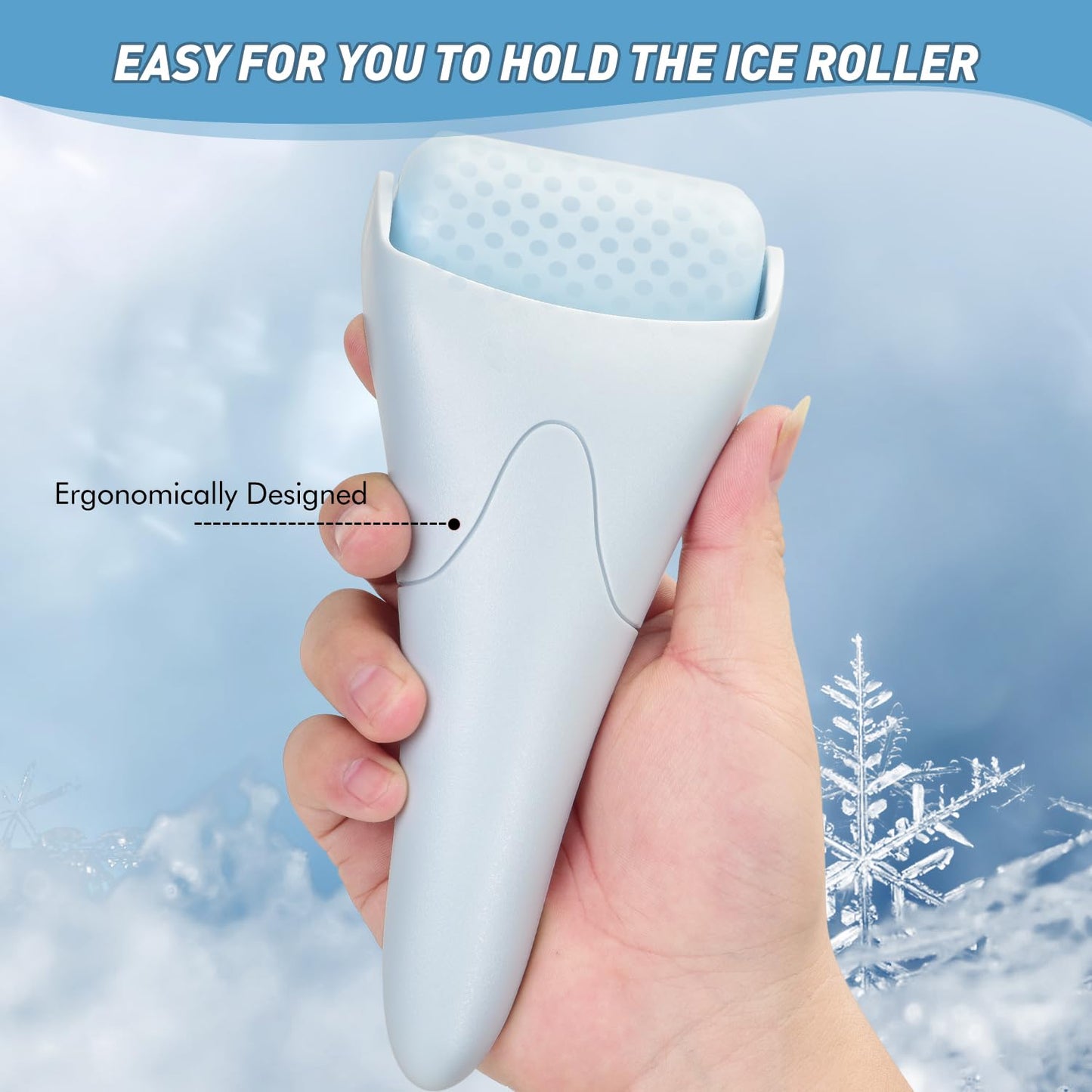 Cooling Ice Roller for Face Puffiness Relief Skincare encalife