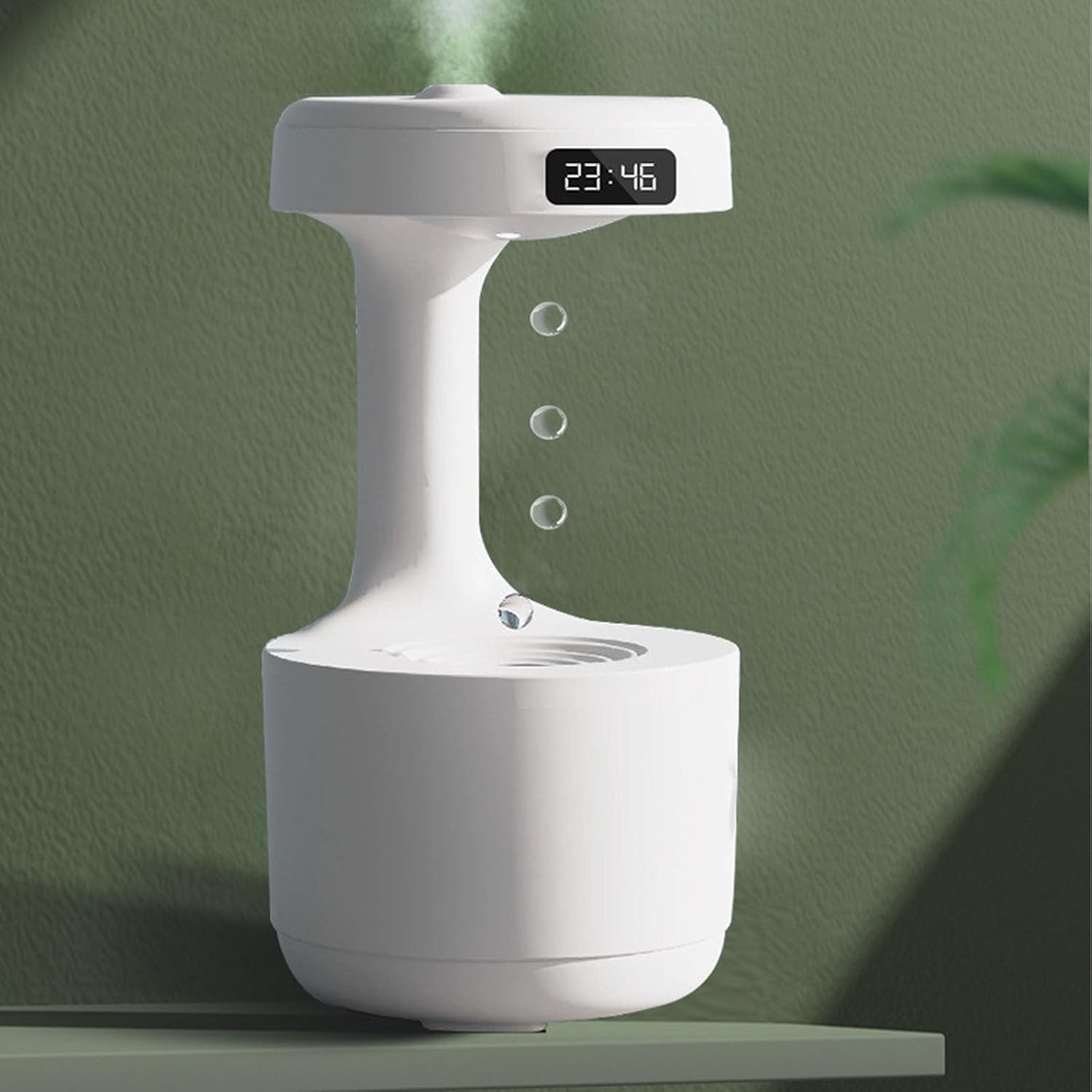 Anti Gravity Humidifier With LED Floating Droplets encalife