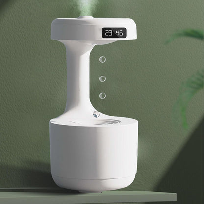 Anti Gravity Humidifier With LED Floating Droplets encalife