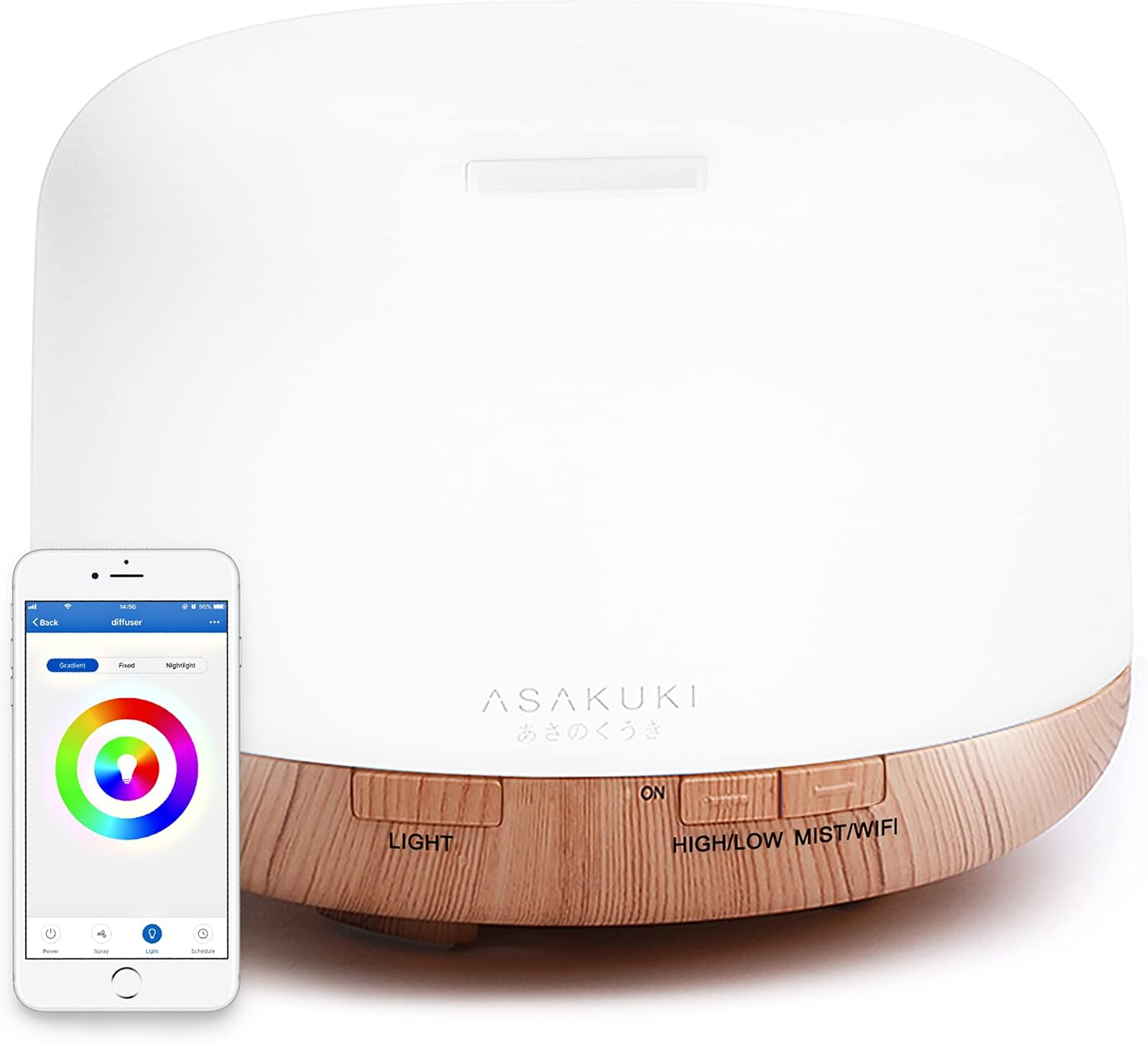 500ML Essential Oil Diffuser With Remote Control encalife