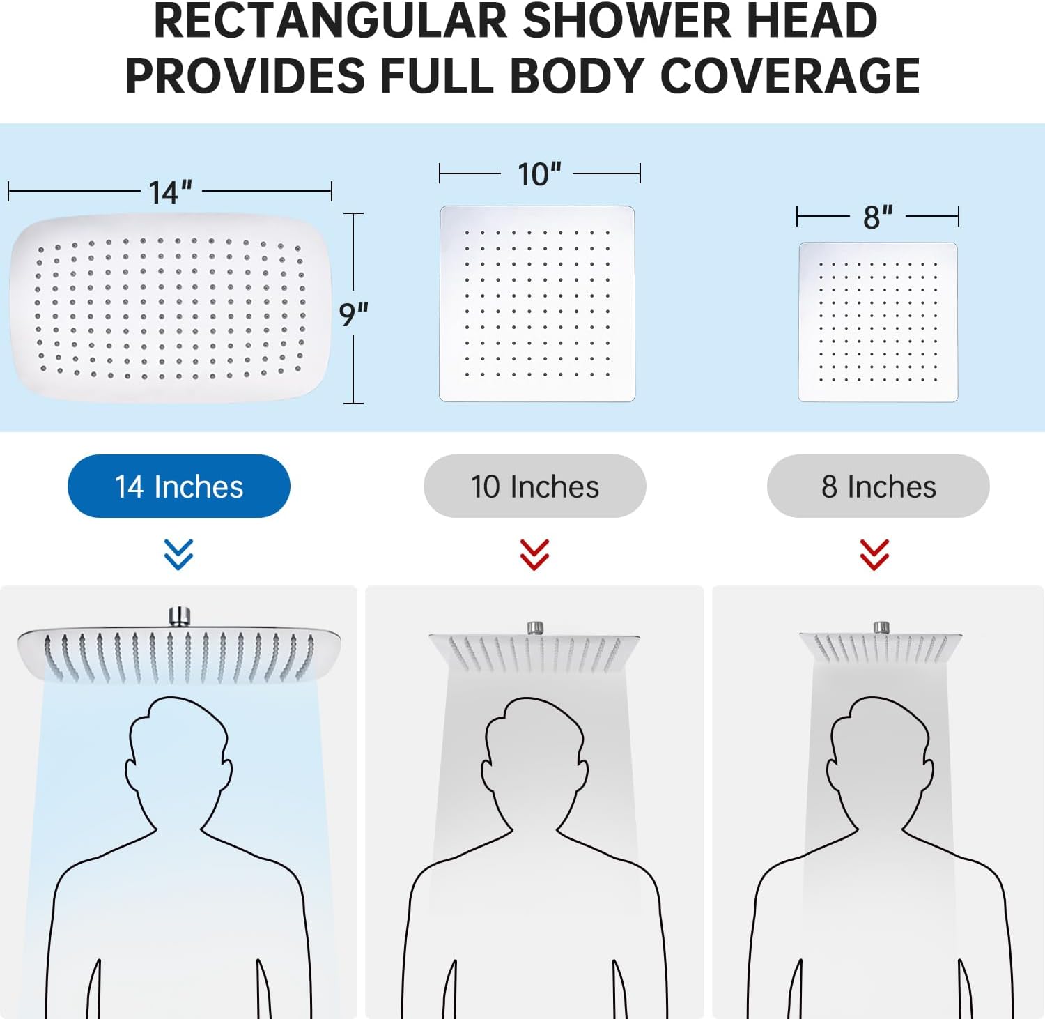 G-Promise Rain & Handheld Shower Head encalife