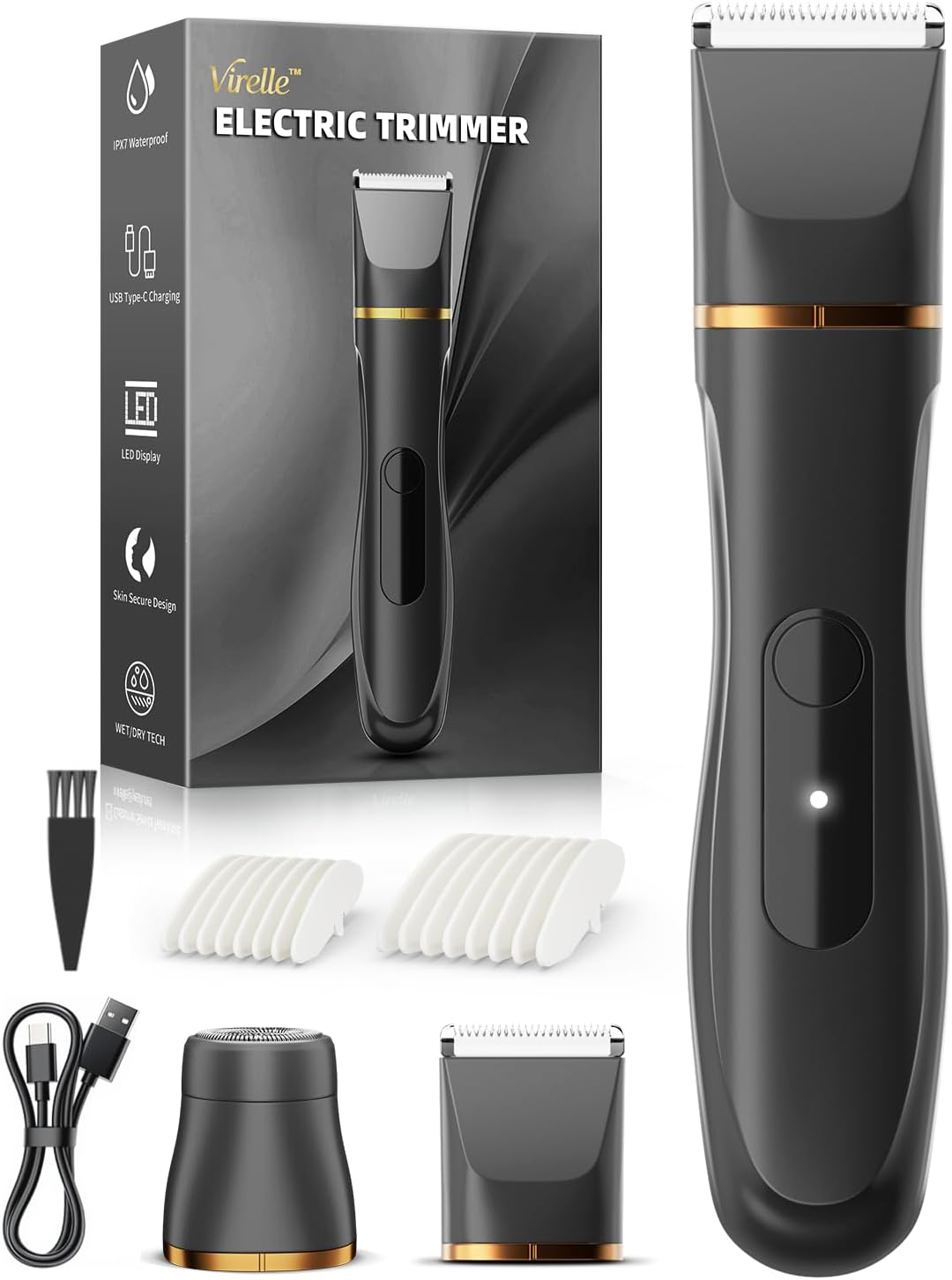 Painless Electric Razor Women Bikini Trimmer Shaver encalife