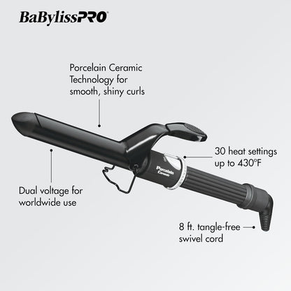 Ceramic Curling Iron | BaBylissPRO Professional Hair Curler encalife