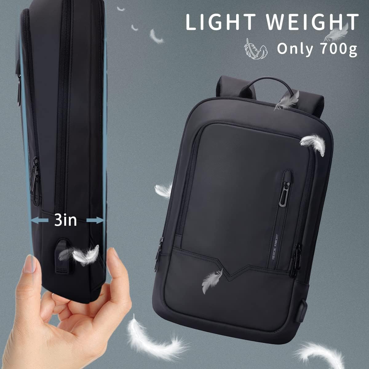 Business Laptop Backpack I USB Charger encalife