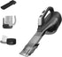  cordless handheld car vacuum with LED light, charging base and crevice cleaning attachment
