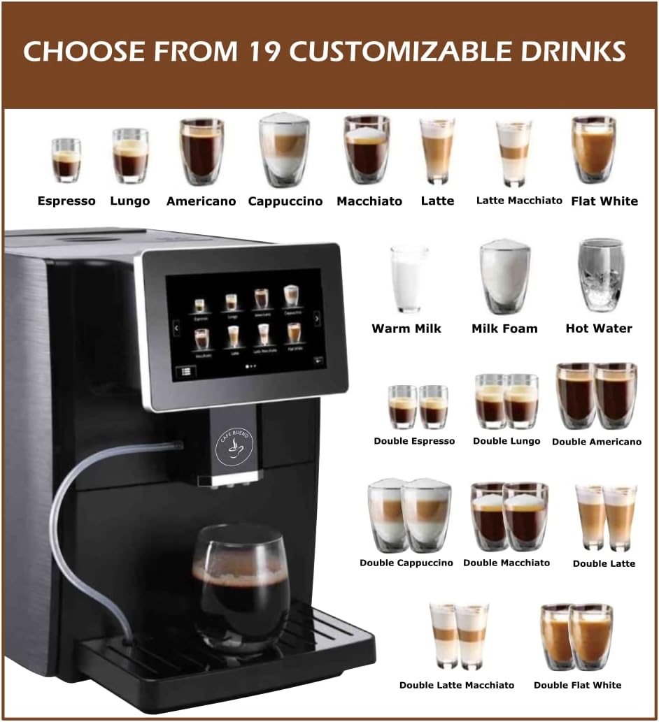 Cafe Bueno Super Automatic Espresso Machine encalife