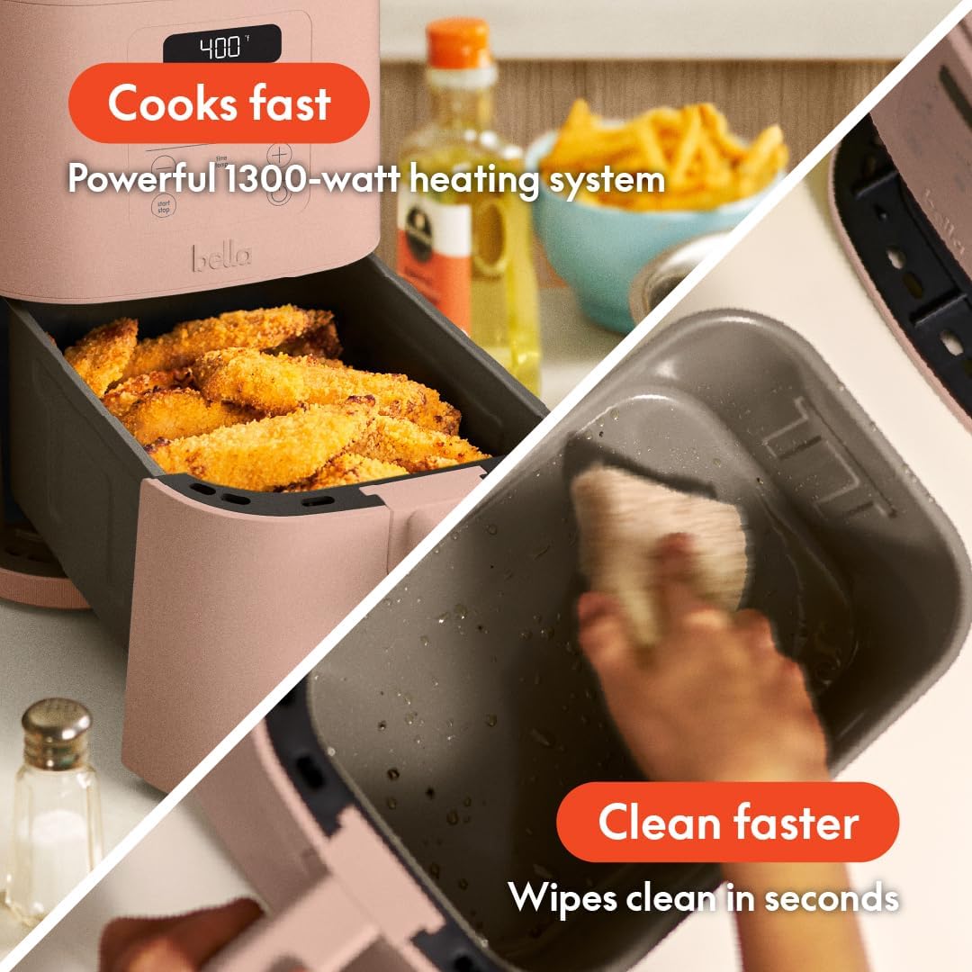 4QT Slim Air Fryer I Compact Ceramic I Blossom encalife