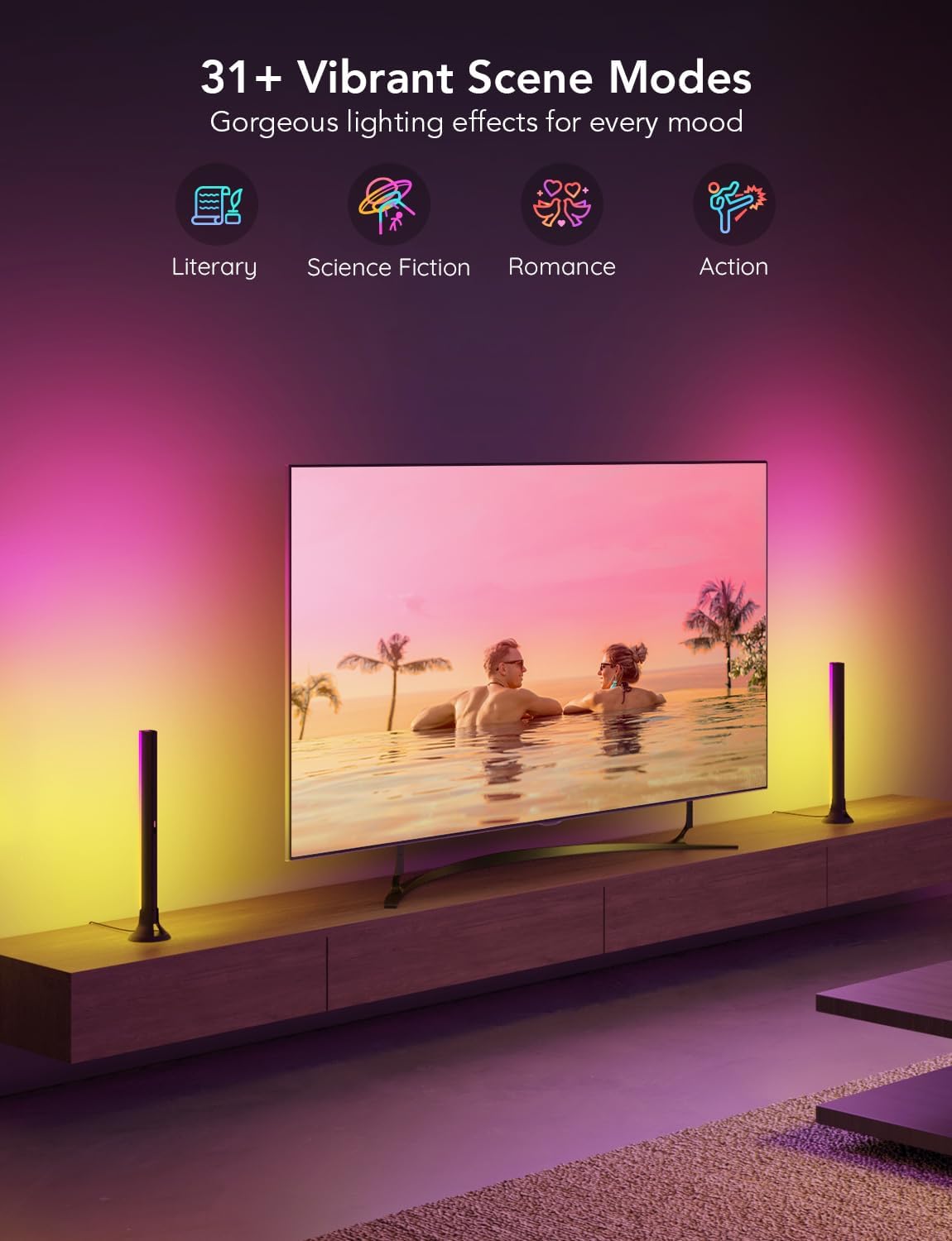 RGB Lighting TV Light Bars for Home Theater encalife