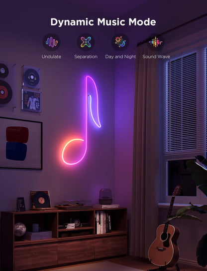RGB Lighting Neon Rope Light 16.4ft encalife