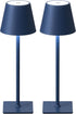 Two Cordless Rechargeable Table Lamps With Touch Dimming encalife