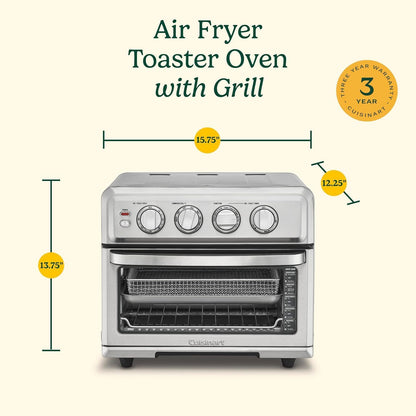 8-in-1 Stainless Steel Air Fryer Toaster Oven encalife